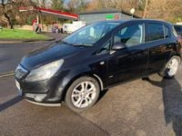 Used Vauxhall Corsa 89 HP (65 kW) 2009 Black Hatchback