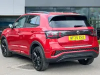 Used VW T-Cross Black Edition 150 HP (110 kW) 2025 Kings red premium metallic SUV