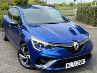 Used Renault Clio V RS Line 90 HP (66 kW) 2022 Iron blue metallic Hatchback