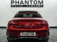 Used Mercedes E220 AMG line 194 HP (142 kW) 2018 Red Coupe