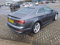 Used Audi A5 S-Line 150 HP (110 kW) 2019 Grey Coupe