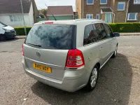 Used Vauxhall Zafira Design Edition 115 HP (84 kW) 2010 Silver MPV