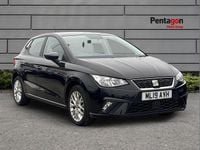 Used Seat Ibiza SE Technology 94 HP (69 kW) 2019 Black Hatchback