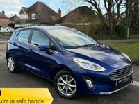 Used Ford Fiesta Zetec 100 HP (73 kW) 2018 Blue Hatchback