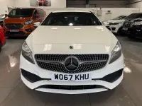 Used Mercedes A160 AMG line 102 HP (75 kW) 2017 White Hatchback