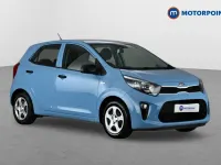 Used Kia Picanto 67 HP (49 kW) 2019 Blue Hatchback
