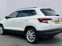Used Skoda Karoq SE L 116 HP (85 kW) 2018 Candy white SUV