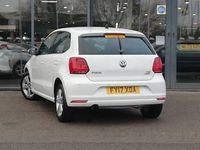 Used VW Polo Edition 90 HP (66 kW) 2017 White Hatchback
