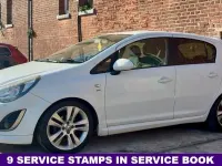 Begagnad Vauxhall Corsa 100 HK (73 kW) 2013 Vit Halvkombi