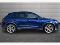 Used Audi Q3 Black Edition 150 HP (110 kW) 2025 Navarra blue SUV