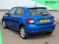 Used Skoda Fabia SE 94 HP (69 kW) 2018 Race blue metallic Hatchback