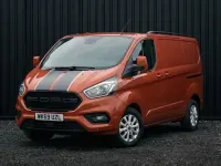 Used Ford Transit Custom Limited 130 HP (95 kW) 2019 Orange Van
