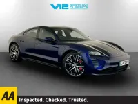 Begagnad Porsche Taycan Performance Package 439 kW (598 HK) 2022 Blå Sedan
