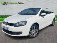 Used VW Golf S 105 HP (77 kW) 2011 White Cabriolet