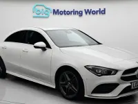 Used Mercedes CLA180 AMG line 136 HP (100 kW) 2022 White Coupe