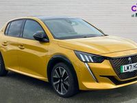 Used Peugeot e-208 Premium 100 kW (136 HP) 2021 Yellow Hatchback