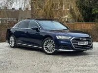 Used Audi A8 S-Line 2018 Blue Sedan
