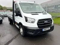 Used Ford Transit 130 HP (95 kW) 2019 White Cabriolet
