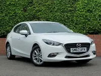 Begagnad Mazda 3 120 HK (88 kW) 2017 Vit Halvkombi