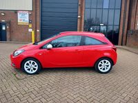 Used Vauxhall Corsa 75 HP (55 kW) 2016 Red Hatchback
