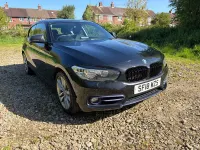 Used BMW 118 Sport Line 2018 Black Hatchback