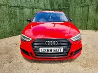 Used Audi A3 Black Edition 150 HP (110 kW) 2018 Red Sedan