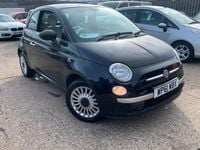 Usado Fiat 500 Lounge 69 HP (50 kW) 2011 Preto Citadino