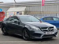 Käytetty Mercedes E220 AMG line 177 HP (130 kW) 2015 Harmaa Coupe - kaksiovinen