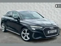 Used Audi A3 S-Line 110 HP (80 kW) 2023 Black Sedan