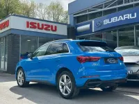 Begagnad Audi Q3 S-Line 150 HK (110 kW) 2020 Blå SUV