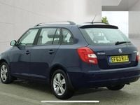 Used Skoda Fabia SE 105 HP (77 kW) 2014 Blue Estate