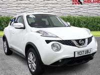 Used Nissan Juke Acenta 110 HP (80 kW) 2017 White SUV