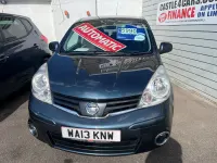 Used Nissan Note N-TEC 108 HP (79 kW) 2013 Blue Hatchback