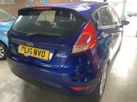 Used Ford Fiesta Zetec 2016 Blue Hatchback