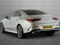 Used Mercedes CLA200 AMG line 161 HP (118 kW) 2021 Silver Coupe