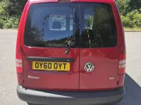 Used VW Caddy 102 HP (75 kW) 2010 Red MPV