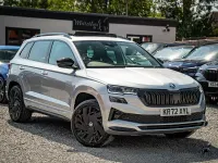 Used Skoda Karoq SportLine 150 HP (110 kW) 2023 Silver SUV