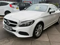 Käytetty Mercedes C220 2016 Valkoinen Coupe - kaksiovinen