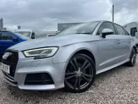 Used Audi A3 S-Line 184 HP (135 kW) 2018 Silver Sedan
