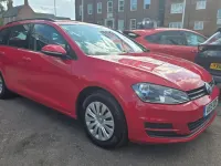 Used VW Golf VII S 105 HP (77 kW) 2015 Red Estate