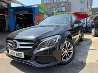 Used Mercedes C200 Premium Plus 184 HP (135 kW) 2015 Black Sedan
