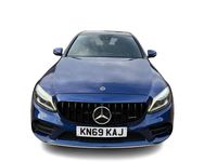 Used Mercedes C300 AMG line 2020 Blue Sedan