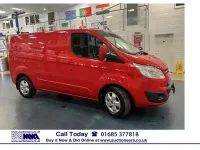 Used Ford Transit Custom Limited 130 HP (95 kW) 2017 Red Van