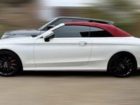 Used Mercedes C250 AMG line 2017 White Cabriolet