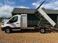 Used Ford Transit 130 HP (95 kW) 2021 White Cabriolet