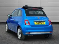Used Fiat 500C Mirror 69 HP (50 kW) 2018 Blue Cabriolet