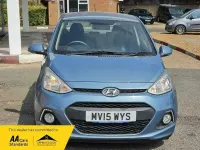 Used Hyundai i10 Premium 2015 Blue Hatchback