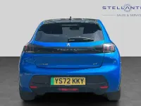 Used Peugeot e-208 Premium 98 kW (134 HP) 2022 Blue Hatchback