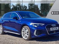 Used Audi A3 Sportback e-tron S-Line 2021 Blue Hatchback