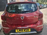 Used Dacia Sandero Lauréate 90 HP (66 kW) 2018 Red Hatchback
